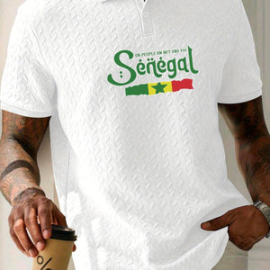 🇸🇳 Polo Homme « Sénégal » – Élégance et Confort