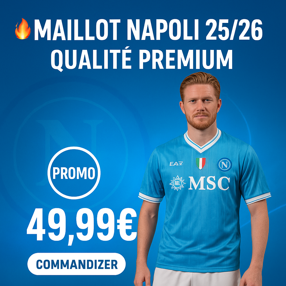 ⚽ Maillot Napoli Domicile 2025/2026 – EA7