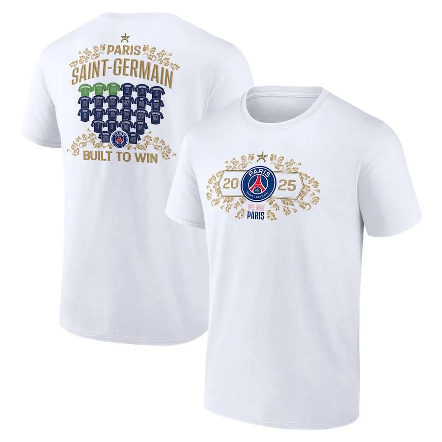 T-Shirt Officiel PSG Champions d’Europe 2025 – Édition Limitée