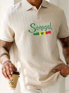 🇸🇳 Polo Homme « Sénégal » – Élégance et Confort