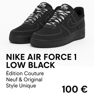 🖤 Nike Air Force 1 Low Black Couture Edition